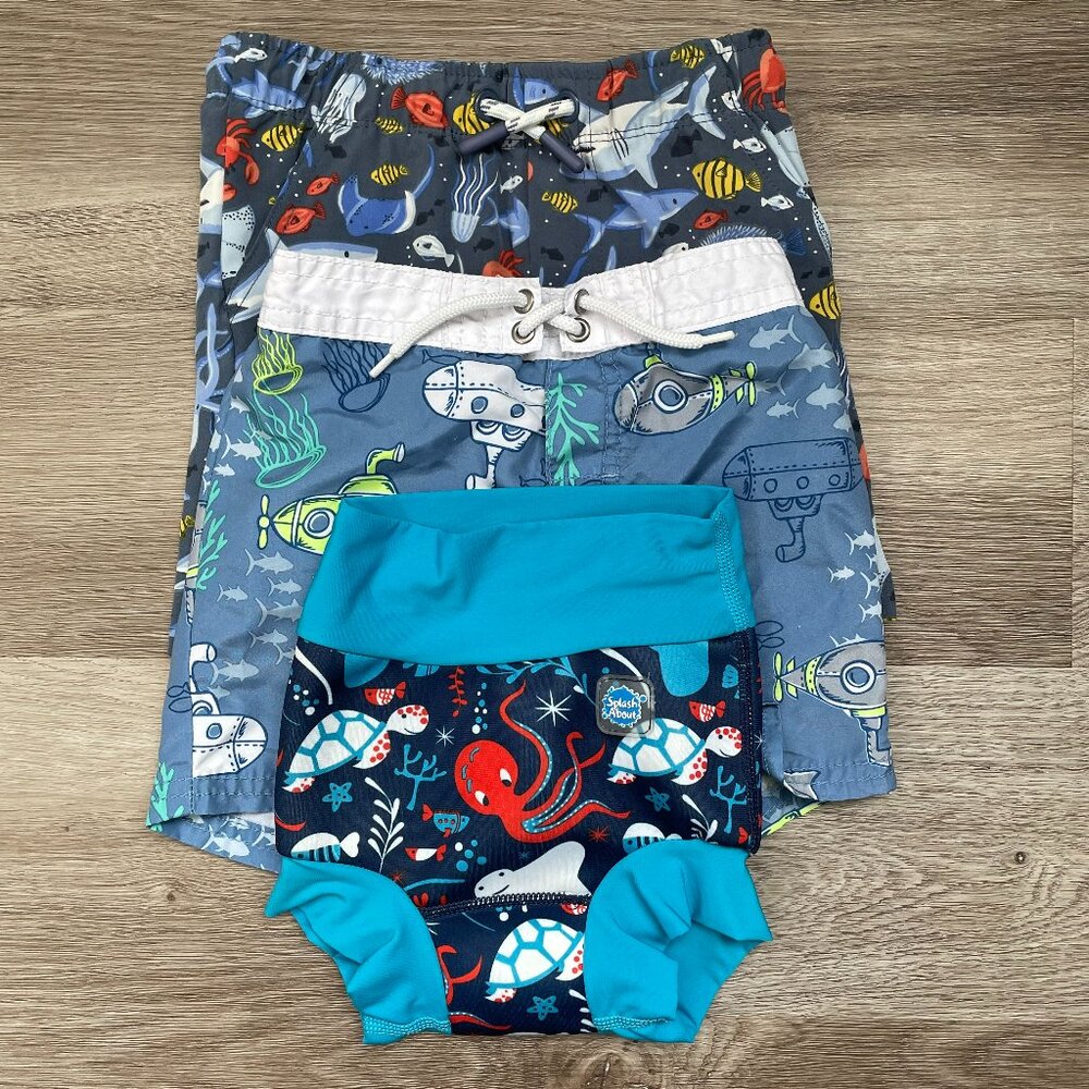 Boys Swim Trunks 1-2 Years